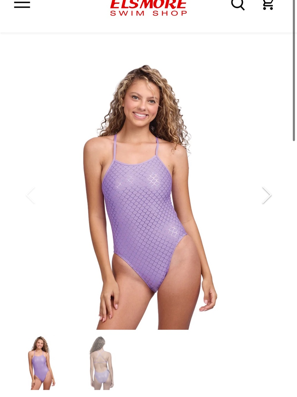 NWT Jolyn Brandon Purple Mermaid Print